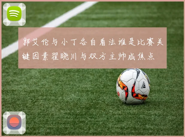 郭艾伦与小丁各自看法谁是比赛关键因素翟晓川与双方主帅成焦点